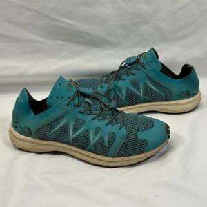 North Face Running Shoe Litewave Flow Womens Sz 8.5 Outdoor Terrain Trail Vibram